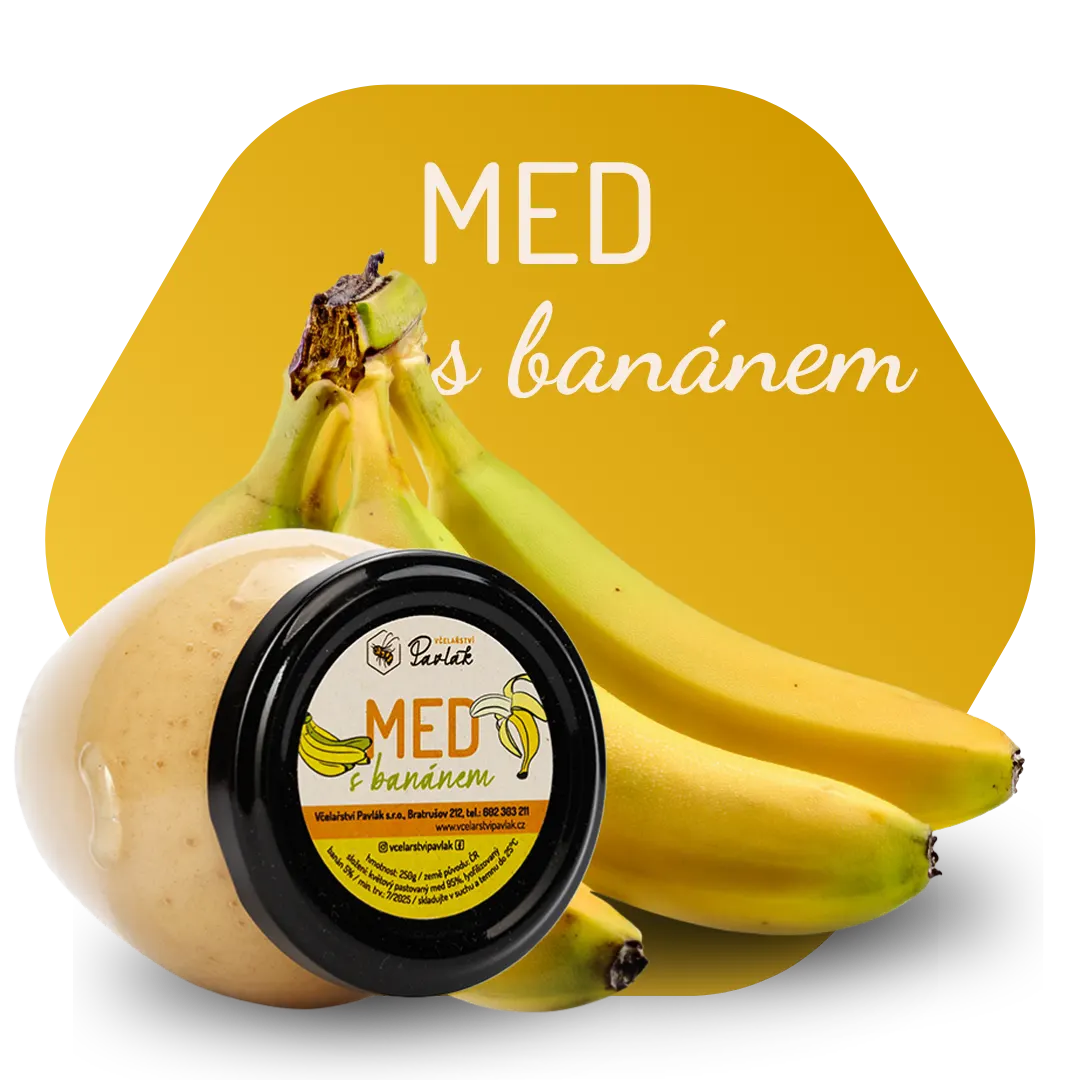 Med s banánem